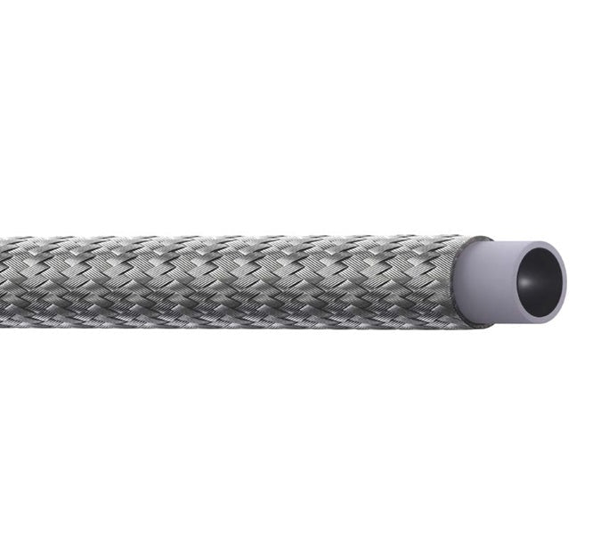 EC-16TW Everflex Winner by Danfoss | EC-TW-Series | Smooth Bore Conductive Static-Dissipating Teflon™ Hose | SAE 100R14 | 0.88" Hose ID | 1.05" Hose OD | Stainless Steel Braid