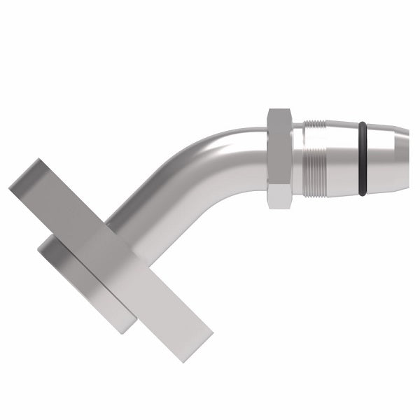 GA25127-16 by Danfoss | BOCK 45° Tube Elbow Field Attachable Fitting | FC800 EverCool | -16 Hose Size x -16 Tube Size | Steel
