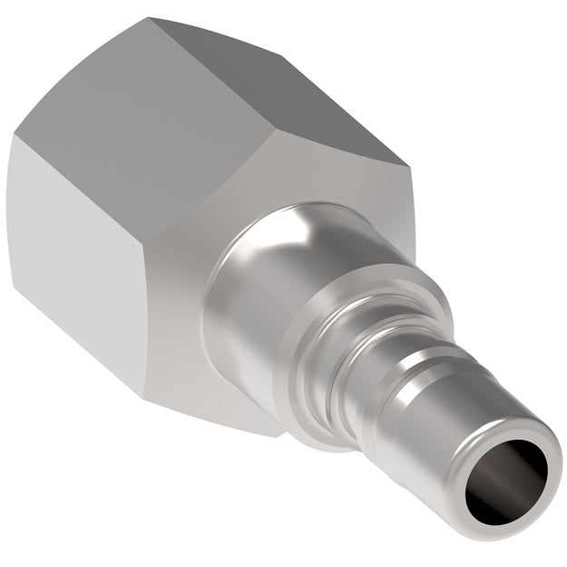 3L26G Hansen® by Danfoss | Pneumatic Quick Disconnect Coupling | 3RL Series | 1/2" Female NPTF x 3/8" Body Size | Plug | With Bleeder Ball Check | Steel