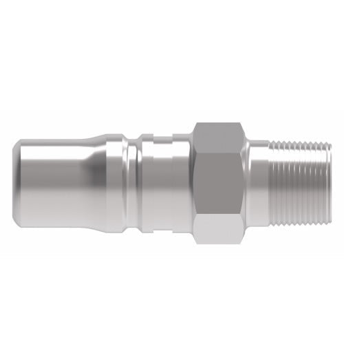 3L15 Hansen® by Danfoss | Pneumatic Quick Disconnect Coupling | 3RL Series | 1/4" Male NPTF x 3/8" Body Size | Plug | Steel