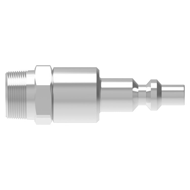 38 Hansen® by Danfoss | Pneumatic Quick Disconnect Coupling | 400 Series / 4000 Series | 1/8" Male NPTF x 3/8" Body Size | Plug | Steel