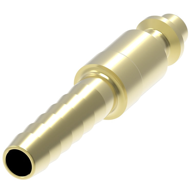 B60 Hansen® by Danfoss | Pneumatic Quick Disconnect Coupling | 5000 Series | Hose Barb End | 1/2" Hose ID x 1/2" Body Size | Plug | Steel