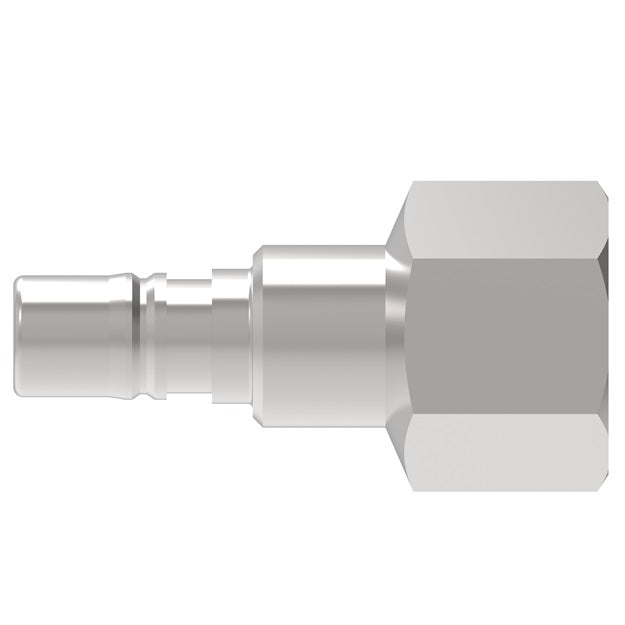 53G Hansen® by Danfoss | Pneumatic Quick Disconnect Coupling | 500 Series / 5000 Series | 3/8" Female NPTF x 1/2" Body Size | Plug | With Bleeder Ball Check | Steel