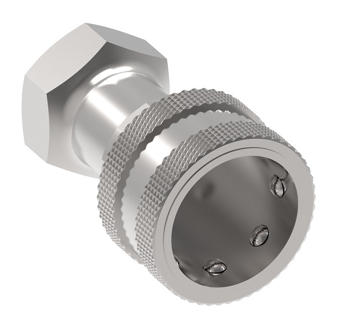 560024-16-16 Hansen® by Danfoss | Quick Disconnect Coupling | 5600 Series | 1" Female NPTF x 1" ISO 7241 Type A | Socket | Buna-N Seal | Stainless Steel