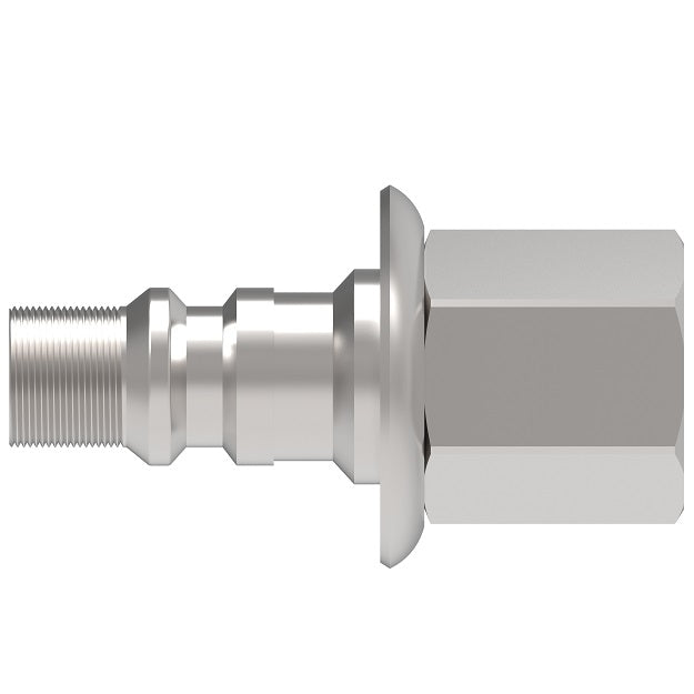 FD69-1002-06-08 Hansen® by Danfoss | Quick Disconnect Coupling | FD69 Series | 3/8" Female NPT x 1/2" Water Blast | Plug | No Seal | Steel