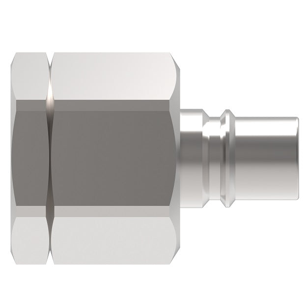 LL20K61 Hansen® by Danfoss | Quick Disconnect Coupling | HK10/12/20 Series | 2" Female NPTF x 2-1/2" ISO 7241-1 B | Plug | NBR Seal | 303 Stainless Steel