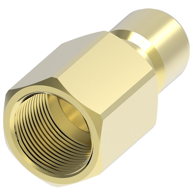B12K46 Hansen® by Danfoss | Quick Disconnect Coupling | HK10/12/20 Series | 1-1/2" Female NPTF x 1-1/2" ISO 7241-1 B | Plug | NBR Seal | Brass