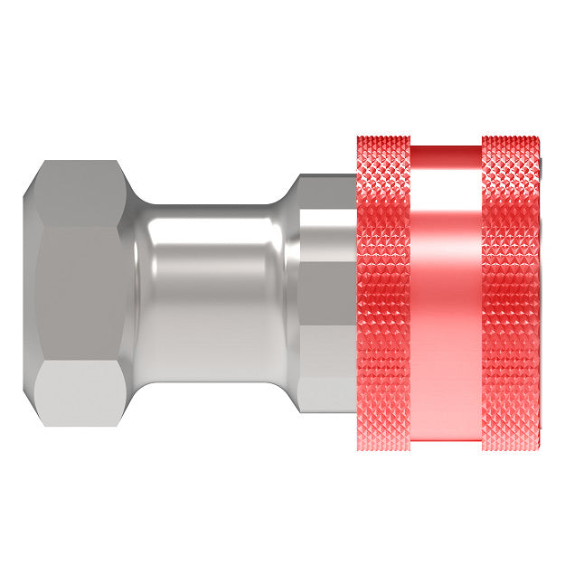 ML8HFR36 Hansen® by Danfoss | Quick Disconnect Coupling | HKFR Series BOP | 1" Female NPTF x 1" ISO 7241-1 Series B | Socket | NBR Seal | 316 Stainless Steel