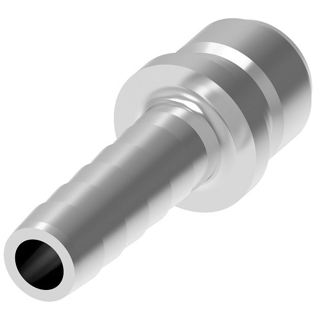 LL1T12 Hansen® by Danfoss | Quick Disconnect Coupling | ST Series | 3/16" Hose ID x 1/8" Body Size | Plug | NBR Seal | 303 Stainless Steel