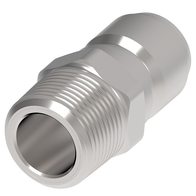 1T15 Hansen® by Danfoss | Quick Disconnect Coupling | ST Series | 1/4" Male NPTF x 1/8" Body size | Plug | NBR Seal | Steel