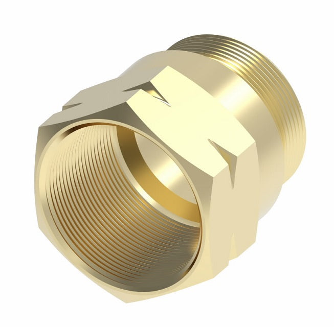 33808-D Weatherhead by Danfoss | Nut for Spring Guard for Field Attachable Fitting | 338 'B' Series DOT | -08 Hose ID | Brass