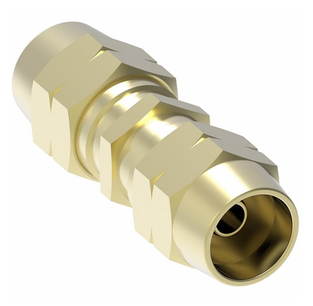 33808B-Y08 Weatherhead by Danfoss | Hose Mender Field Attachable Fitting | 338 'B' Series DOT | -08 Reusable Hose End x -08 Reusable Hose End | Brass