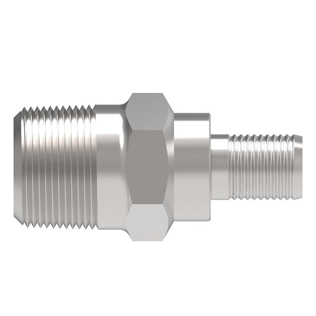 NM16-16-C Weatherhead by Danfoss | Everswage | Male Pipe Insert Crimp Fitting for Everflex Hose | 7/8" Hose Barb x 1" Male Pipe | Carbon Steel