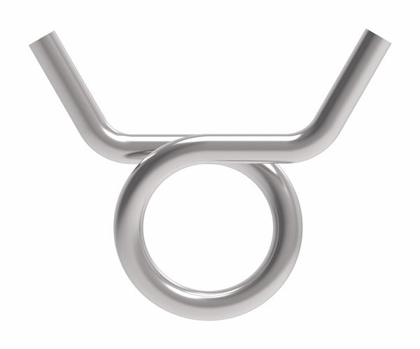 1539 Weatherhead by Danfoss | Spring Wire Hose Clamp (For H057 Hose Only) | 057 'B' Series | 5/16" Hose ID | Zinc-Plated Carbon Steel