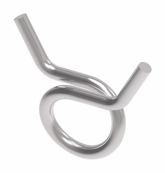 1539 Weatherhead by Danfoss | Spring Wire Hose Clamp (For H057 Hose Only) | 057 'B' Series | 5/16" Hose ID | Zinc-Plated Carbon Steel