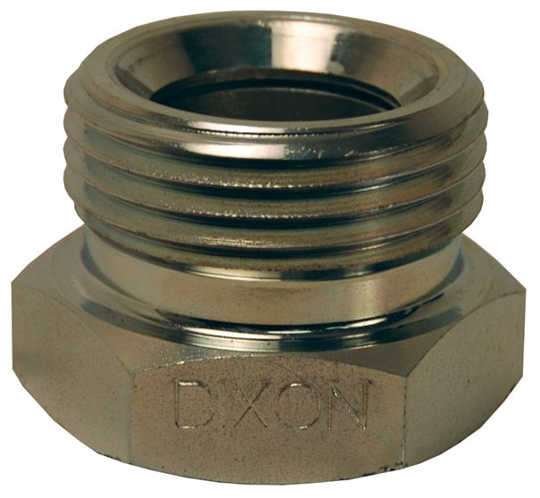 GJ65 by Dixon Valve | Boss® Ground Joint Air Hammer Coupling | Female Spud | Compact | 1/2" Female NPT | Plated Steel with Copper Seat