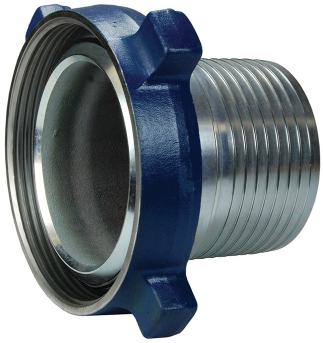 HUM206800CS by Dixon Valve | Boss® LPS Frac Fitting | Figure 206 | Male Fitting with Nut and O-Ring | 8" Size | Iron/Steel
