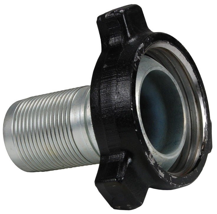 HUM100400CS by Dixon Valve | Boss® LPS Frac Fitting | Figure 100 | Male Fitting with Nut | 4" Size | Iron/Steel