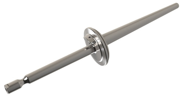 DX603010A1GV1R Dixon Valve DX60 Series Hygienic Tanker Valve - 3" Flange x Male Threaded Bevel with Conical Freeze Rod - 304 Stainless Steel