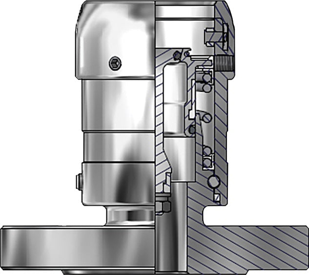 DDEC200SSFL by Dixon Valve | Dry Evotek Coupler | 2" 150# Flange | 106mm Body Size | Stainless Steel