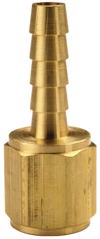 1040304C by Dixon Valve | Female Hose Barb Insert | 1/4" Female NPTF x 3/16" Hose ID | Brass