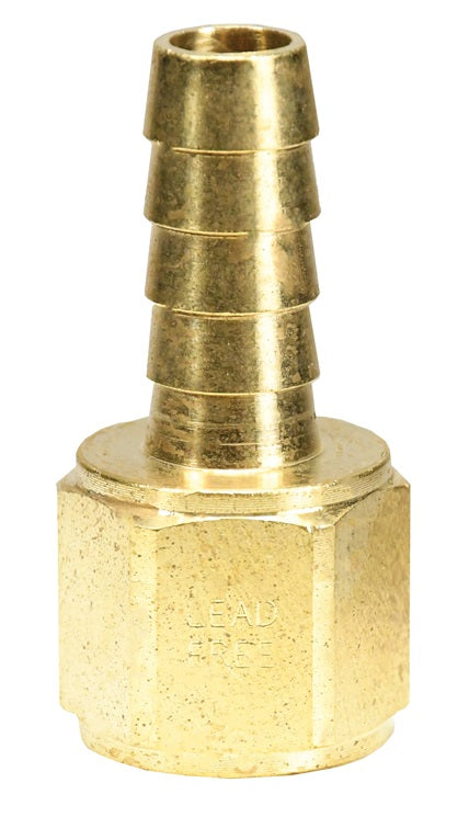 1040808CLF by Dixon Valve | Female Hose Barb Insert | 1/2" Female NPTF x 1/2" Hose ID | Lead-Free Brass