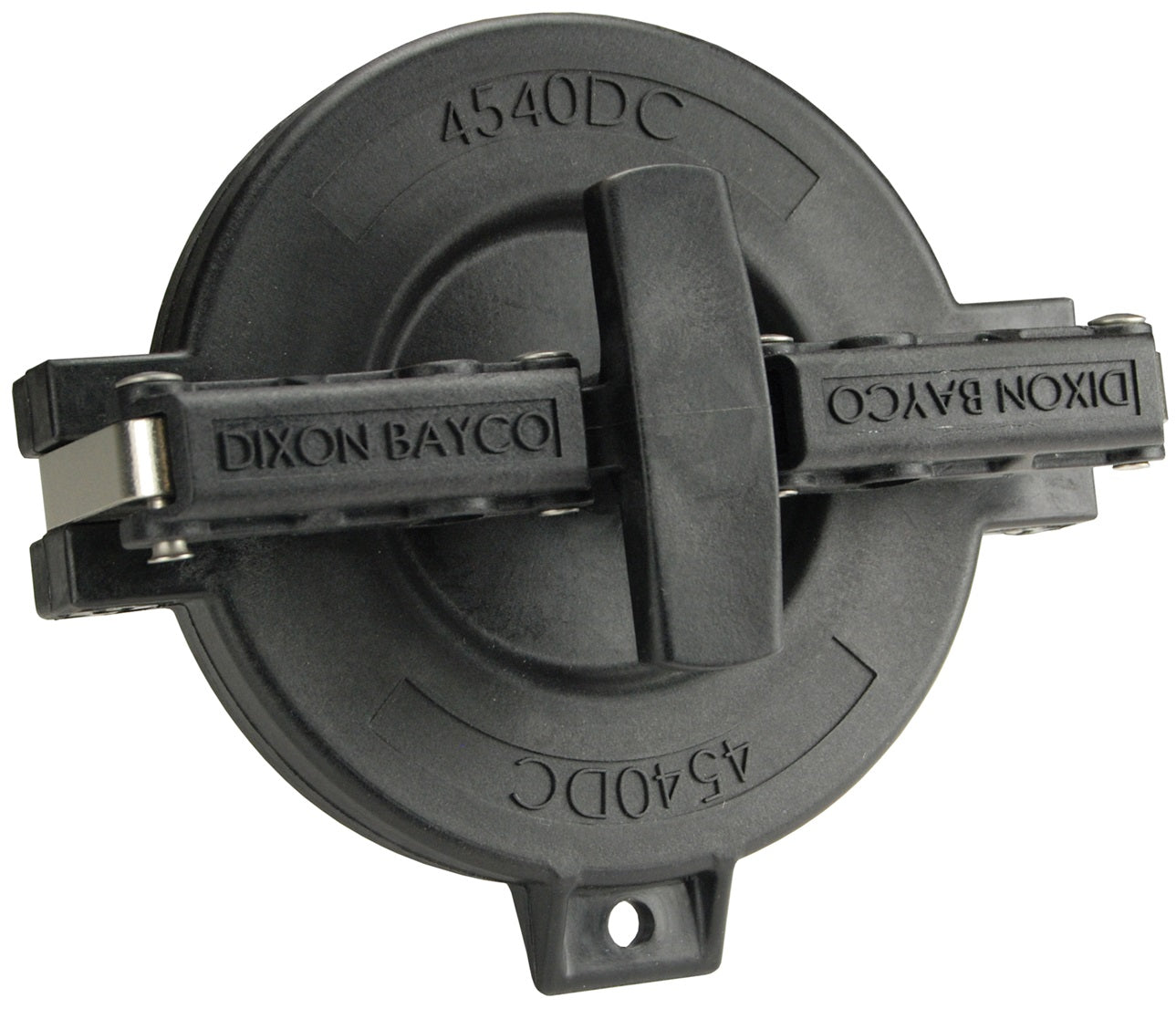 4540DC by Dixon Valve | Gravity Drop Adapter Dust Cap | 4" Size | Black Nylon