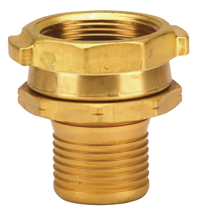 H5271-BU by Dixon Valve | Holedall® Petroleum Style Female Coupling | 1-1/2" Female NPSH x 1-3/8" Hose ID | Brass
