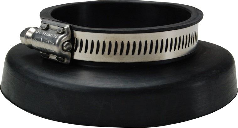 PCDVCHSS36 by Dixon Valve | MannTek Dry Disconnect Adapter | Weather Protector with Clamp | 2" Size | Black Neoprene
