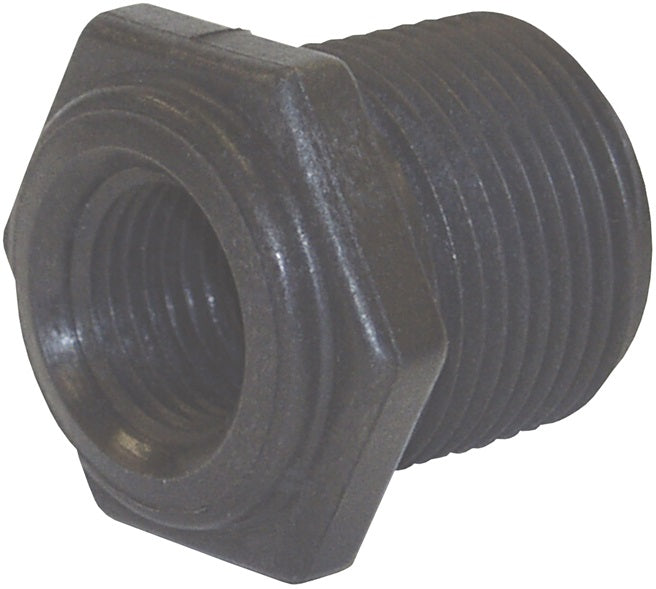 62197 by Dixon Valve | Reducer Bushing | Schedule 80 | 2" Male NPT x 1-1/4" Female NPT | Polypropylene
