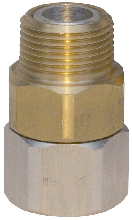 DAWS1514 by Dixon Valve | Single Plane Hose Swivel | for Diesel & Gasoline Nozzles | 1-1/2" Male NPT x 1-1/4" Female NPT Size | F-7036 Viton™ Seal | Aluminum