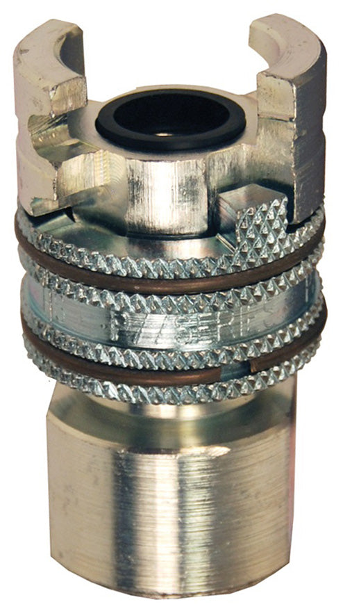 4PF6 by Dixon Valve | Pneumatic Quick Disconnect Coupling | Dual-Lock P-Series | 3/4" Female NPTF x 1/2" Body Size | Socket | Nitrile Seal | Steel