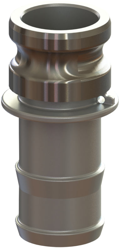 E-DI-400 by Campbell Fittings | Standard Cobra Cam & Groove Coupling | Type E | 4" Adapter x 4" Hose Shank | Ductile Iron