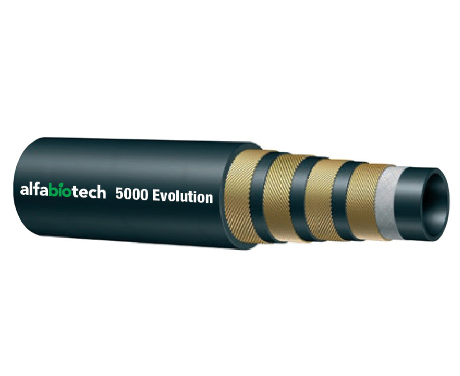 E5K-12 Alfagomma by Kuriyama | Alfabiotech Evolution Series | E5K Series | 4-Wire | Minetuff Hydraulic Hose | 3/4" ID | 1.16" OD | 5000 PSI