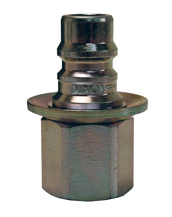 EA4F4 by Dixon Valve | Hydraulic Quick Disconnect Coupling | EA-Series | 1/2" Female NPTF x 1/2" Water-Blast Interchange | Plug | Steel