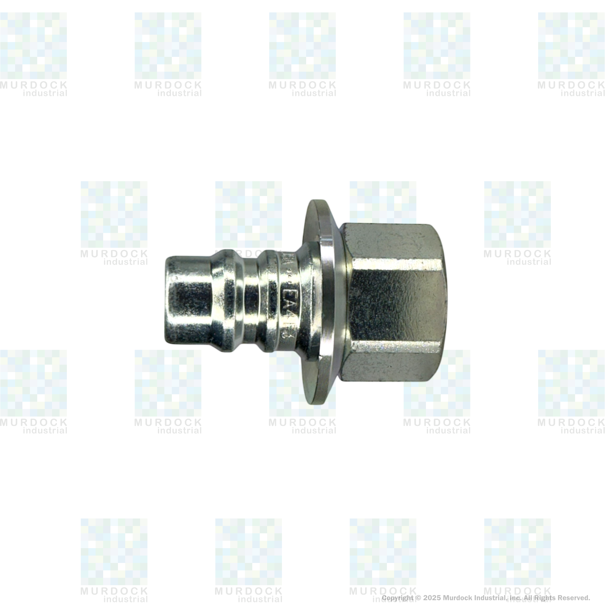 EA4F3 by Dixon Valve | Hydraulic Quick Disconnect Coupling | EA-Series | 3/8" Female NPTF x 1/2" Water-Blast Interchange | Plug | Steel