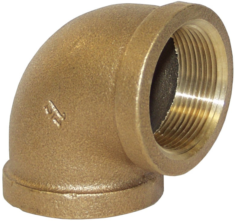EL90100B by Dixon Valve | Pipe Adapter | 90° Elbow | 1" Female NPT x 1" Female NPT | 125# Brass