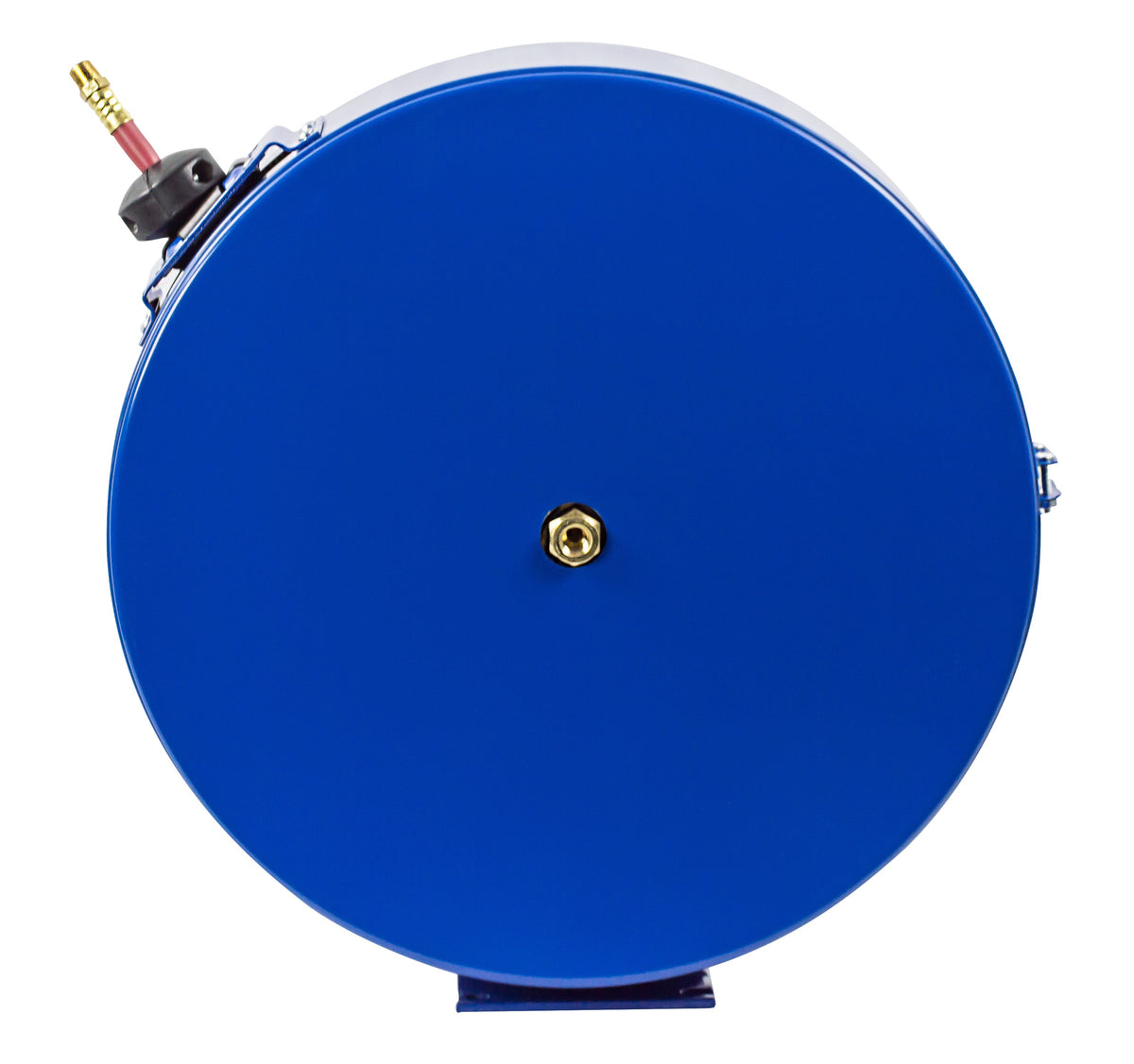 EN-N-325 by Coxreels | EN Series | 300 PSI Enclosed Spring Driven Hose Reel for Air & Water | 3/8" Hose ID, 3/8" FNPT Inlet x 3/8" MNPT Hose End | Steel | 25ft PVC Hose Included