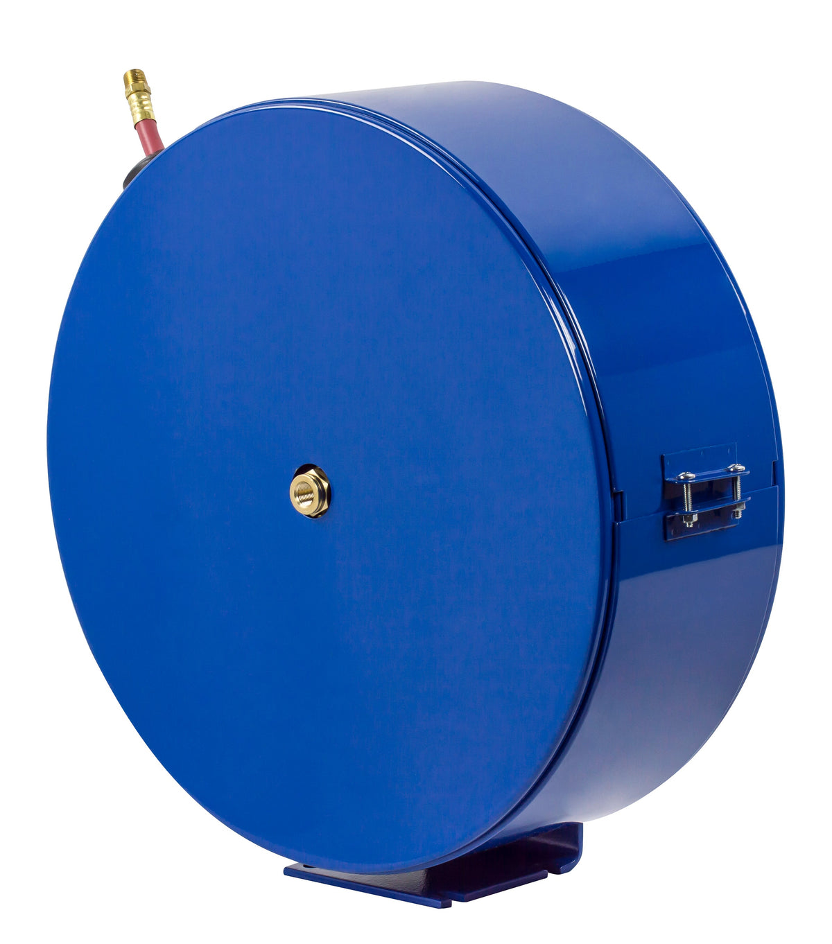 EN-N-150 by Coxreels | EN Series | 300 PSI Enclosed Spring Driven Hose Reel for Air & Water | 1/4" Hose ID, 1/4" FNPT Inlet x 1/4" MNPT Hose End | Steel | 50ft PVC Hose Included