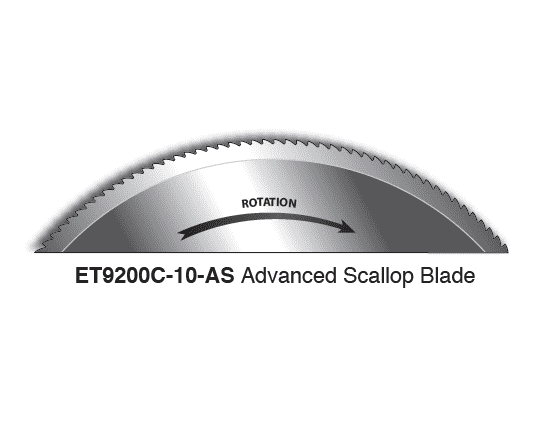 ET9200C-10-AS by Danfoss | Hose Cutting Blade for ET9200 | Advanced Scallop Blade