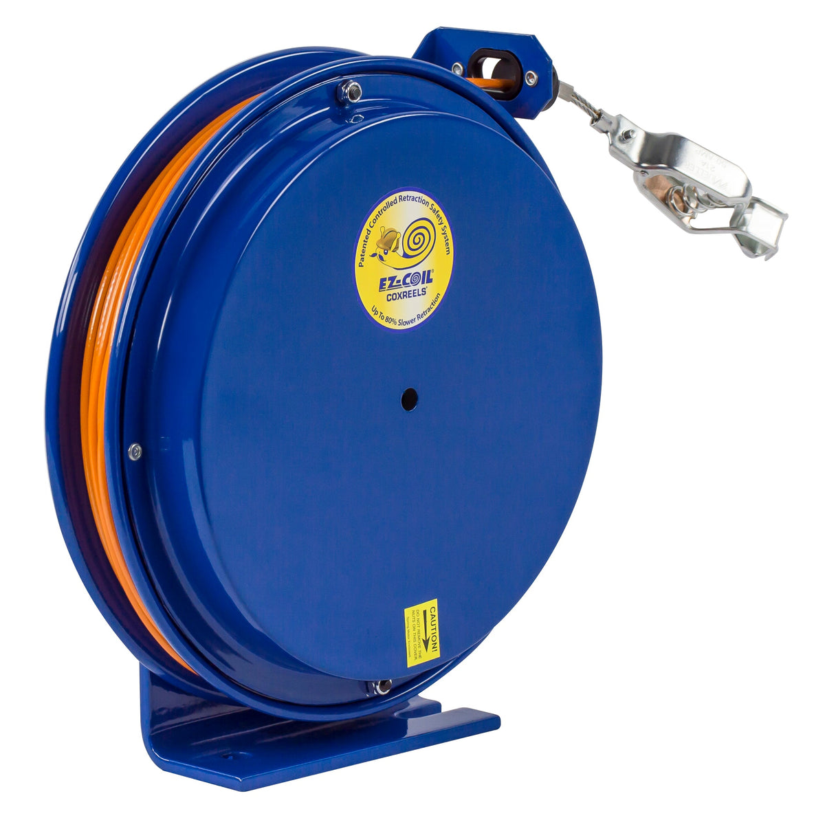 EZ-SD-75-1 by Coxreels | EZ-SD Series | EZ-Coil Safety Spring Driven Static Discharge Cable Reel | 5/32" Cable | Steel | 75ft Cable Included