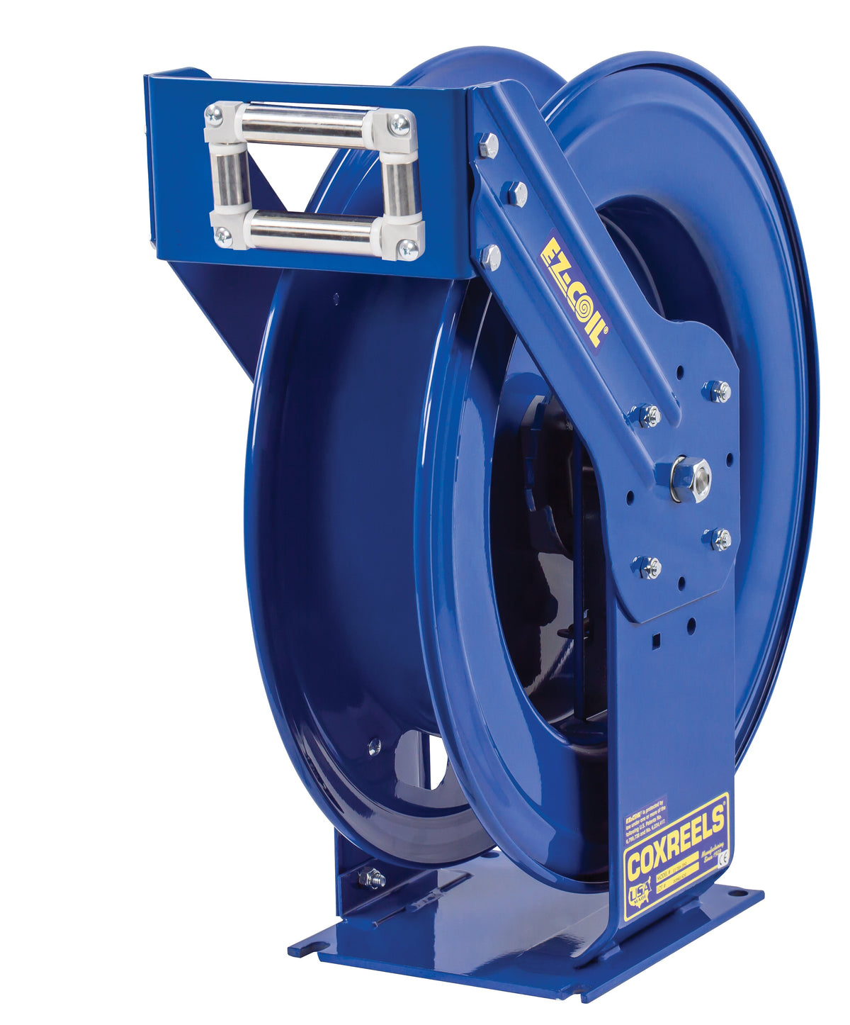 EZ-TSHL-550 by Coxreels | EZ-T Series | 300 PSI EZ-Coil Safety Spring Driven Hose Reel for Air, Water & Oil | 3/4" Hose ID, 3/4" FNPT Inlet | Steel | 50ft Capacity, Hose Not Included