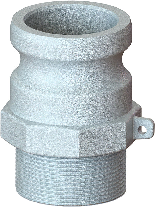 F-DI-300 by Campbell Fittings | Standard Cobra Cam & Groove Coupling | Type F | 3" Adapter x 3" Male NPT Thread | Ductile Iron
