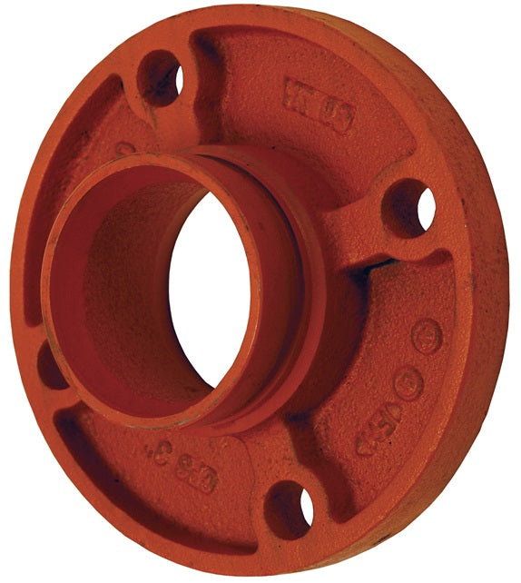 FA40 by Dixon Valve | Series-FA | Flange Adapter | 8 Bolt | 4" Nominal Size | 4.500" Pipe OD | Ductile Iron