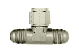 FBE2281 (FCE2281) Eaton Aeroquip® -04 Male AN x -04 Male AN x -04 Female AN Branch Tee Adapter - Nickel-Plated Aluminum