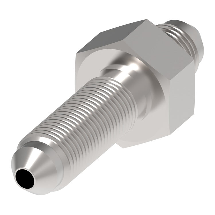 FBM2966 (FCM2966) Eaton Aeroquip® -03 Male AN S.A.E. 37° Male Flare x 10mmx1.5" Metric Flare Adapter - Steel (Pack of 2)