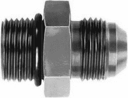 FBM2959 (FCM2959) Eaton Aeroquip® -12 Male O-Ring Boss (ORB) x -12 Male AN 37° Straight Adapter - Steel