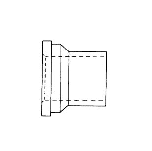 FC2325-1616S Aeroquip by Danfoss | ORS-BR Shoulder External Braze/Weld Adapter | -16 O-Ring Face Seal x -16 Braze End | Steel