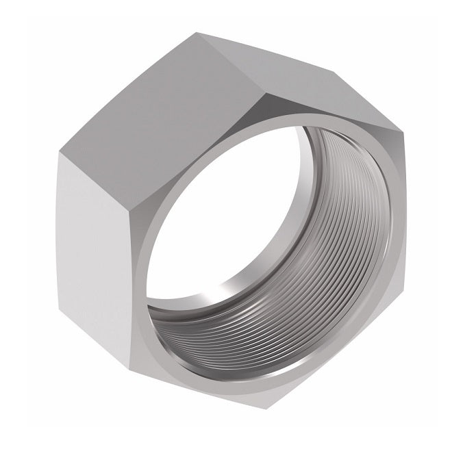 FC2326-06-259 Aeroquip by Danfoss | ORS/BR Nut Adapter | -06 Female O-Ring Face Seal x -06 Braze End | Stainless Steel