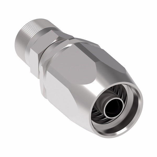 FC5985-0404S Aeroquip by Danfoss | Male Pipe 100R2 TTC Reusable Hose Fitting | FC Series | -04 Male Pipe x -04 Reusable Hose End | Steel